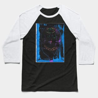 Purple Face with Third Eye Baseball T-Shirt